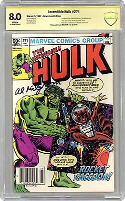 Buy Incredible Hulk #271N Newsstand Variant CBCS 8.0 SS Milgrom 1982 19-0C0B15A-007 • 205.38£