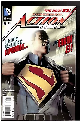 Buy Action Comics #9 (2012) 9.4/NM  Calvin Ellis Black Superman DC New 52 1st Print • 14.36£