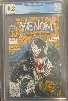 Buy Venom Lethal Protector Ii #1 Cgc 9.8 Shattered Comics Gold Tile Mosaic Exclusive • 118.70£