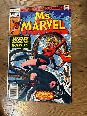 Buy Ms Marvel #16 - Marvel Comics - 1978 - 1st Cameo Appearance Of Mystique • 49.95£