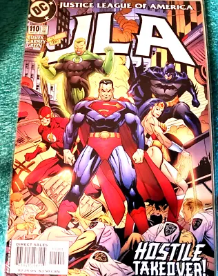 Buy JLA #110 SYNDICATE RULES Pt4 36 HOURS: THE CALM BEFORE – 2005 – NM – UNREAD! • 0.50£