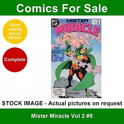 Buy DC Mister Miracle Vol 2 #5 Comic - VG/VG+ 01 June 1989 • 2.99£