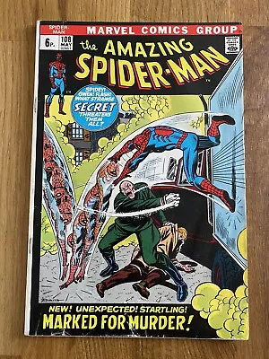 Buy The Amazing Spider-man #108 - Marvel Comics - 1972 • 27.50£