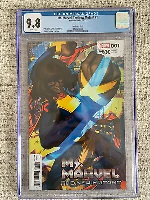 Buy Ms. Marvel: The New Mutant #1 - CGC 9.8 (Stanley ‘Artgerm’ Lau Variant) • 100.31£
