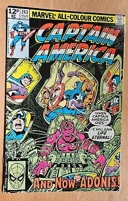 Buy CAPTAIN AMERICA #243 - MAR 1980 - 1st ADONIS APPEARANCE! -  • 0.99£