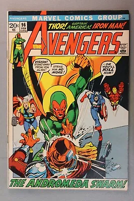 Buy The Avengers #96  The Andromeda Swarm!  Thor! Captain America! Iron Man! 1972 • 11.92£