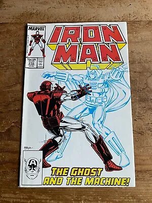 Buy IRON MAN #219 MARVEL COMICS 1987 1ST APPEARANCE OF GHOST COPPER AGE E • 14.22£