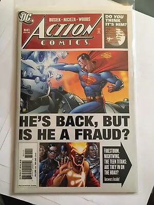 Buy DC Superman Action Comics #841 (Sept,2006) Bagged And Boarded • 4.01£