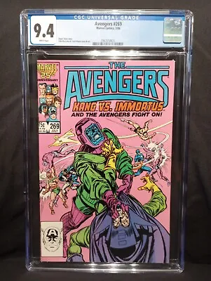 Buy Avengers #269 (7/86, Marvel) CGC 9.4 Kang Vs Immortus 1st App. Council Of Kangs • 61.52£