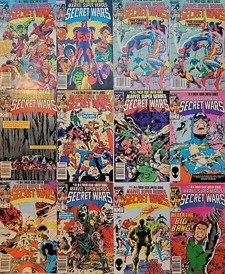Buy Marvel Super Heroes Secret Wars Lot (12) #1-12* Newsstand 1984 VF-VF+ High Grade • 359.78£