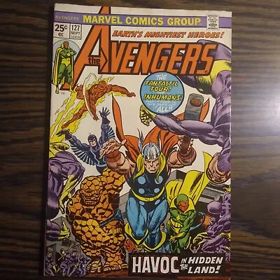 Buy AVENGERS #127 1974 Inhumans!!! Copy Has Had Better Days But You Sure Can Read It • 5.96£