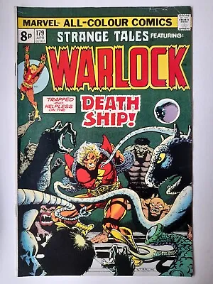 Buy Strange Tales Featuring Warlock #179 (1975) ***free Uk Pph*** • 15.99£