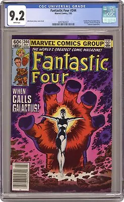 Buy Fantastic Four #244 CGC 9.2 1982 4097362007 • 99.29£