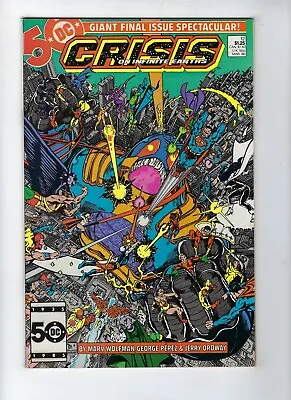 Buy CRISIS ON INFINITE EARTHS # 12 (DC Comics, Wolfman/Perez, Final Issue 1986) NM- • 11.95£