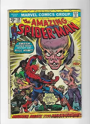 Buy Amazing Spider-Man #138 1st Appearance And Origin Of Mindworm 1963 Series Marvel • 15.17£
