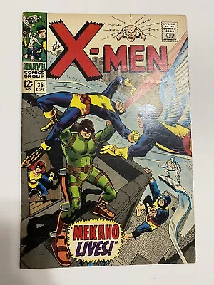 Buy X-men #36 (Marvel 1967) 1st Appearance Of Mekano - Silverage GEMINI SHIPPED! • 79.16£