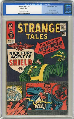 Buy 1965 Strange Tales 135 CGC 7.0 1st Nick Fury • 360.27£