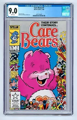 Buy Care Bears #7 CGC 9.0 (1986) - Marvel 25th Anniversary Cover • 118.50£
