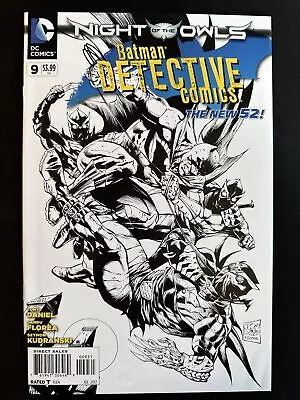Buy Batman Detective Comics #9 Tony Daniel 1:200 Sketch Variant New 52 Near Mint HTF • 111.92£