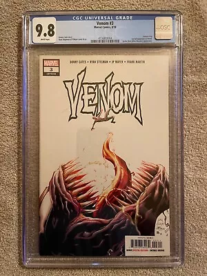 Buy Venom # 3 , CGC 9.8 , 1st Appearance Of Knull , Ryan Stegman , Donny Cates !! • 159.32£