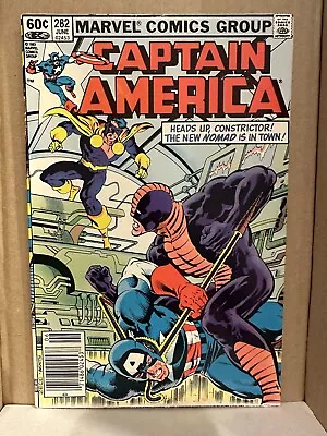Buy CAPTAIN AMERICA #282 FN+/VF MARK JEWELERS VARIANT 💍 Marvel Comics (1983) • 19.77£