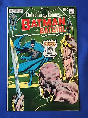 Buy Detective Comics #409 FN/VFN (7.0) DC ( Vol 1 1971) Adams Cover (2) (C) • 34£