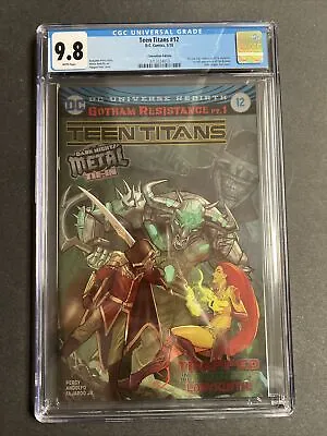 Buy Teen Titans #12 (2018) - Cgc 9.8 - Convention Exclusive Foil Variant! • 120.36£