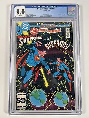 Buy DC Comics Presents #87 CGC 9.0 (1985) 1st Superboy Prime | DC Comics • 63.95£