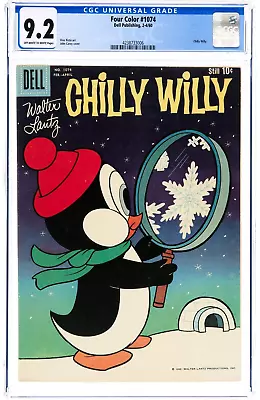 Buy Four Color #1074 CGC Chilly Willy - File Copy (Dell, 1959) OW White Page NM 9.2 • 239.03£