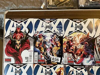 Buy Avengers Vs X-men…….0-12……bendis/aaron/cho/keith…….13 X Comics……LOT….635 • 19.99£