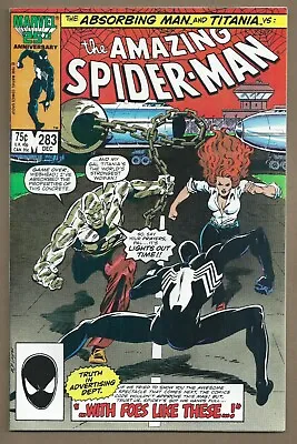 Buy 🔥amazing Spider-man #283*marvel, 1986*1st Mongoose In Cameo*vf* • 15.76£