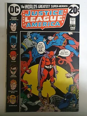 Buy JUSTICE LEAGUE OF AMERICA # 106 (RED TORNADO Joins JLA  AUG 1973)  • 5£