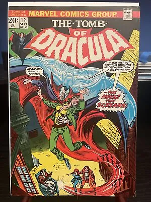 Buy Tomb Of Draca 12 (Marvel, 1973) 2nd Appearance Of Blade, VF- • 52.23£