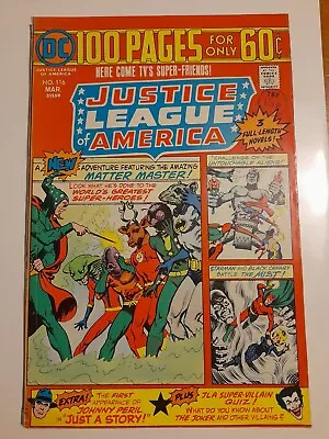 Buy Justice League Of America #116 Mar 1975 VFINE- 7.5 1st Appearance  Golden Eagle • 14.99£