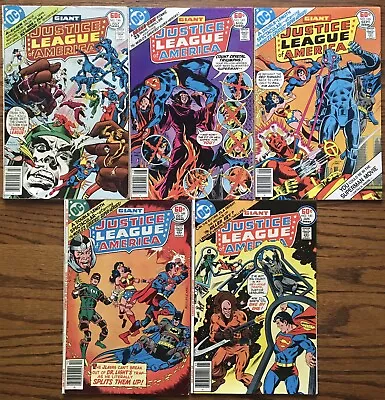 Buy Justice League Of America #144 145 146 149 150 (1977) Steve Englehart Lot Of 5 • 23.89£