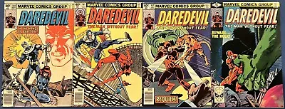 Buy Daredevil #160-163 Marvel Comics 1979-80 Bullseye, Black Widow, Hulk, More • 23.75£