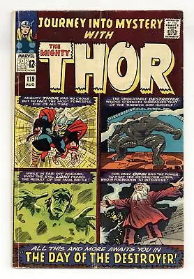 Buy Thor Journey Into Mystery #119 GD+ 2.5 1965 1st App. Hogun, Fandrall, Volstagg • 28.55£