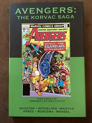 Buy Avengers The Korvac Sage By Shooter Marvel Premiere Classic Volume 38 • 15.99£