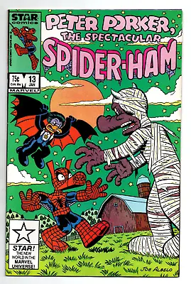 Buy Peter Porker The Spectacular Spider-Ham #13 - Monster Cover -  1986 - VF/NM • 19.98£