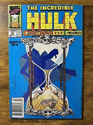 Buy The Incredible Hulk 367 Newsstand 1st Dale Keown Art On Hulk Marvel Comics 1990 • 7.16£