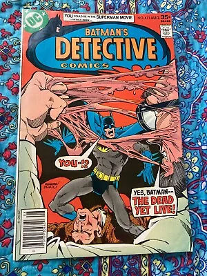 Buy Detective Comics 471 1st Modern Hugo Strange Steve Englehart Marshall Rogers Bat • 16.07£