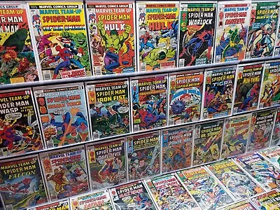 Buy Marvel Team-up Spider-man #51-89 No #65! 53 54 Hulk Byrne Xmen 62 64 66 68 74 B8 • 182.05£