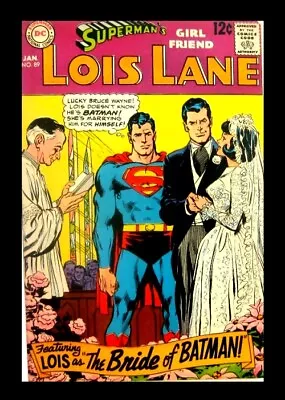Buy Superman's Girlfriend Lois Lane Vol #1, Issue #89, January 1969, Dc Comic • 15.25£