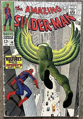 Buy The Amazing Spider-man Comic #48 (marvel,1967) Silver Age ~ • 44.44£