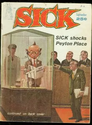 Buy Sick Magazine #8-sept 1961-tv Game Shows--peyton Place Vg • 35.48£