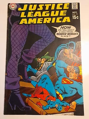Buy Justice League Of America #75 Nov 1969 FINE+ 6.5 1st App Silver Age Black Canary • 199.99£