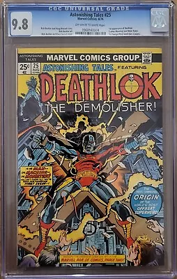 Buy Astonishing Tales #25 CGC 9.8 1st Appearance Deathlok Marvel 1974 NM/MT • 1,906.65£
