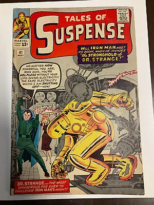Buy Tales Of Suspense #41  3rd App. Iron Man   Marvel 1963  Kirby, Lee, Heck • 203.88£