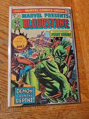 Buy Marvel Presents #1 1st App & Origin Of Ulysses Bloodstone Marvel Comics 1975 • 14.19£
