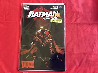 Buy Batman Annual #25 Jock Cover, Origin Of Jason Todd The Red Hood DC Comics • 11.07£
